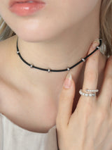Metal Beads Code Choker