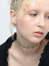 Metal Bloom Choker