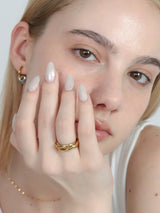 Triple Line Ring