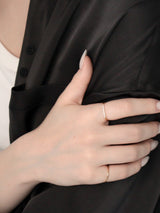 Zirconia Square Ring