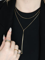 Ball Drops Slider Necklace