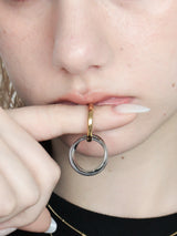 Triple Line Ring