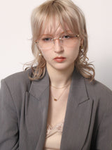 Rimless Glasses 001  [GOLD]