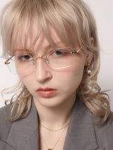 Rimless Glasses 001  [GOLD]