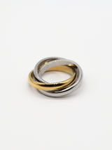Triple Line Ring