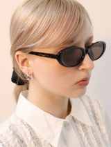 Oval Sunglasses 001  [BROWN]