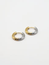 Bicolor One Touch Hoop Pierce