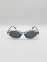 Oval Sunglasses 001  [GRAY]