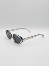Oval Sunglasses 001  [GRAY]