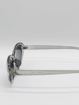 Oval Sunglasses 001  [GRAY]