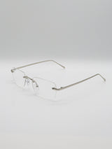 Rimless Glasses 001  [SILVER]