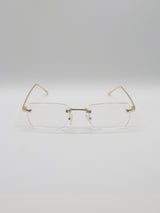 Rimless Glasses 001  [GOLD]