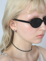 Oval Sunglasses002  [BLACK]