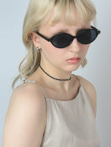 Oval Sunglasses002  [BLACK]