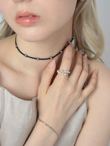 Oval Ring Chain Bracelet