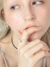 Spiral Pearl Ring