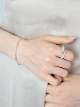 Oval Ring Chain Bracelet