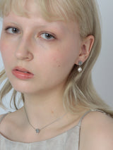 Rose Drop Pearl Pierce