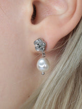 Rose Drop Pearl Pierce