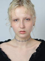 Metal Bloom Choker