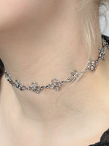 Metal Bloom Choker