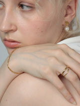 Slim Glow Simple Ring