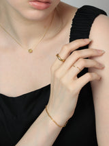 Slim Nuance Curve Ring