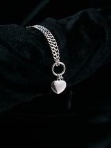 Mix Link Heart Bracelet