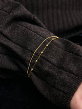 Ball Chain Layered Bracelet