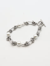 Hard link Pearl Bracelet
