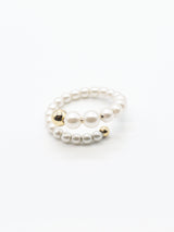Spiral Pearl Ring