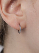Zirconia Mini Hoop Pierce