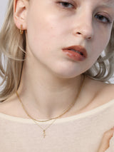 Dots Line Hoop Pierce