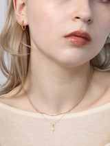 Dots Line Hoop Pierce