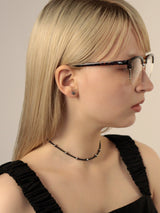 Metal Beads Code Choker