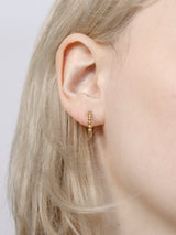 Dots Line Hoop Pierce