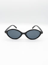 Oval Sunglasses002  [BLACK]