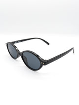 Oval Sunglasses002  [BLACK]