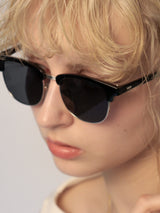 Clubmaster 001  [BLACK]