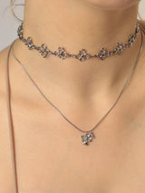Metal Bloom Choker