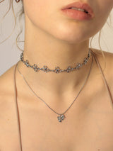 Metal Bloom Choker