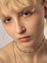 Metal Bloom Choker