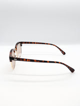 Clubmaster 001  [BROWN]