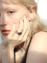 Triple Line Ring
