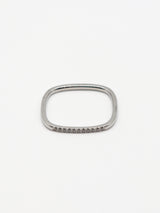 Zirconia Square Ring